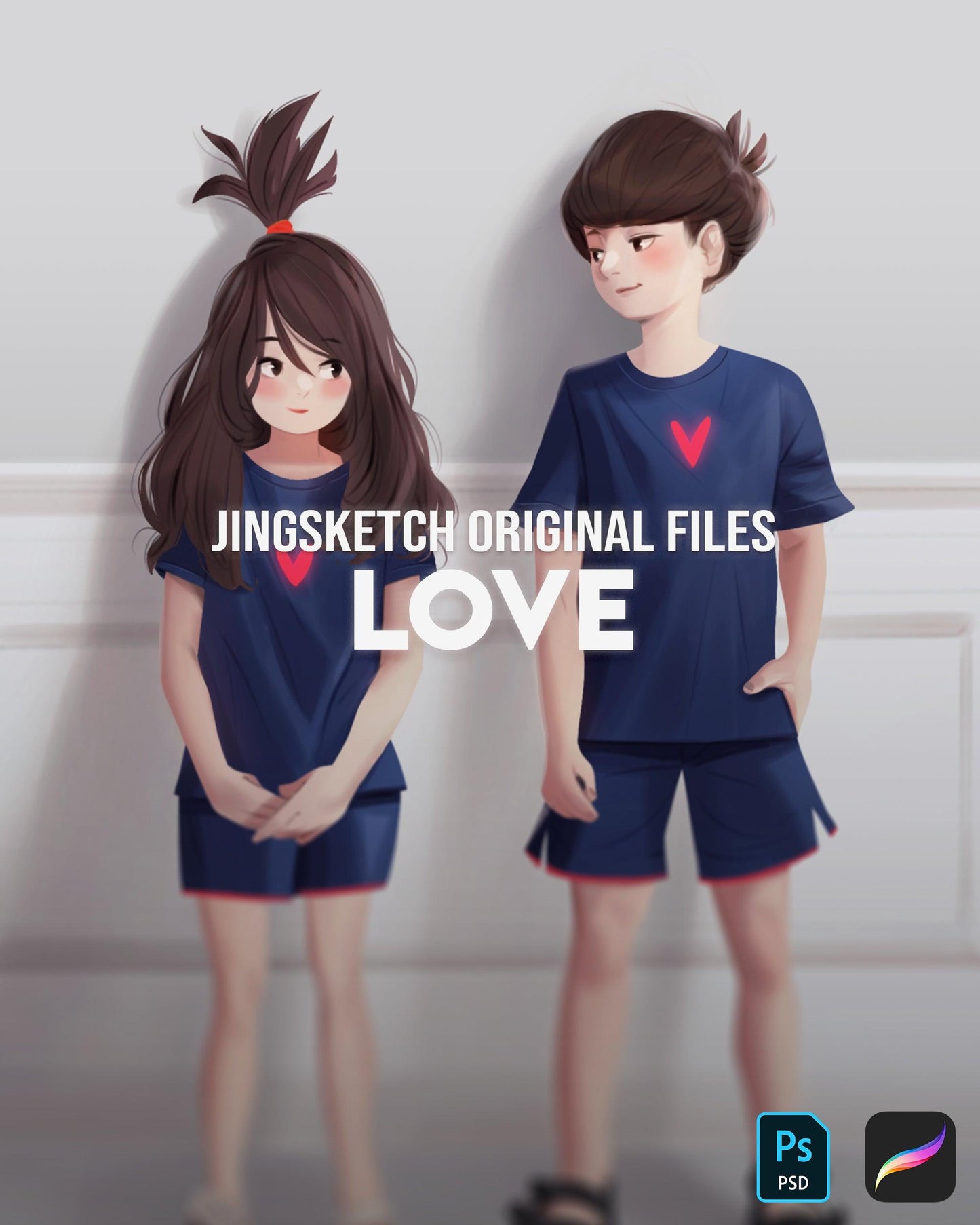 Jingsketch Original Files: Everything, All 45 Illustrations - Jingsketch
