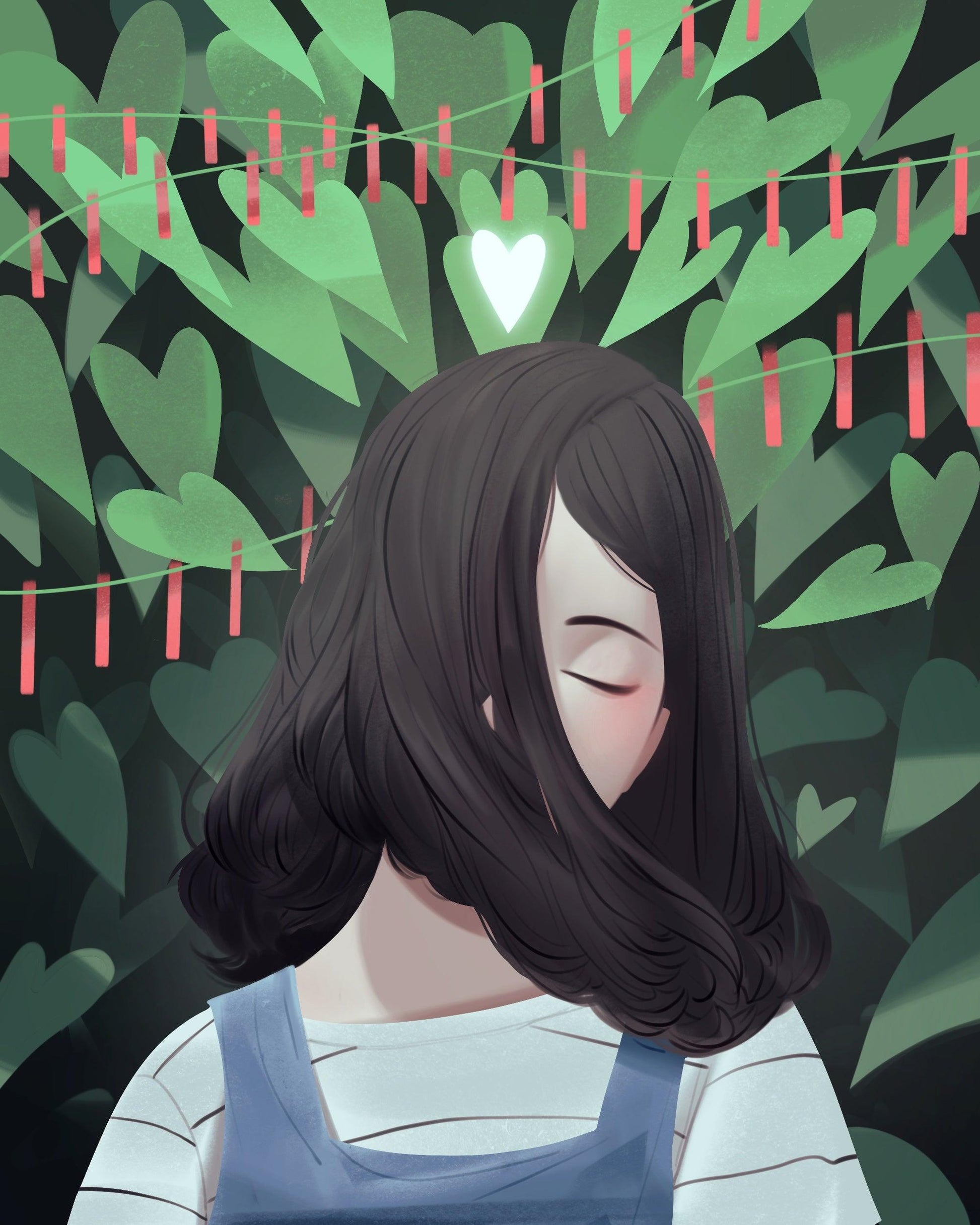 Jingsketch Original Files: Nostalgia, 8 Illustrations - Jingsketch