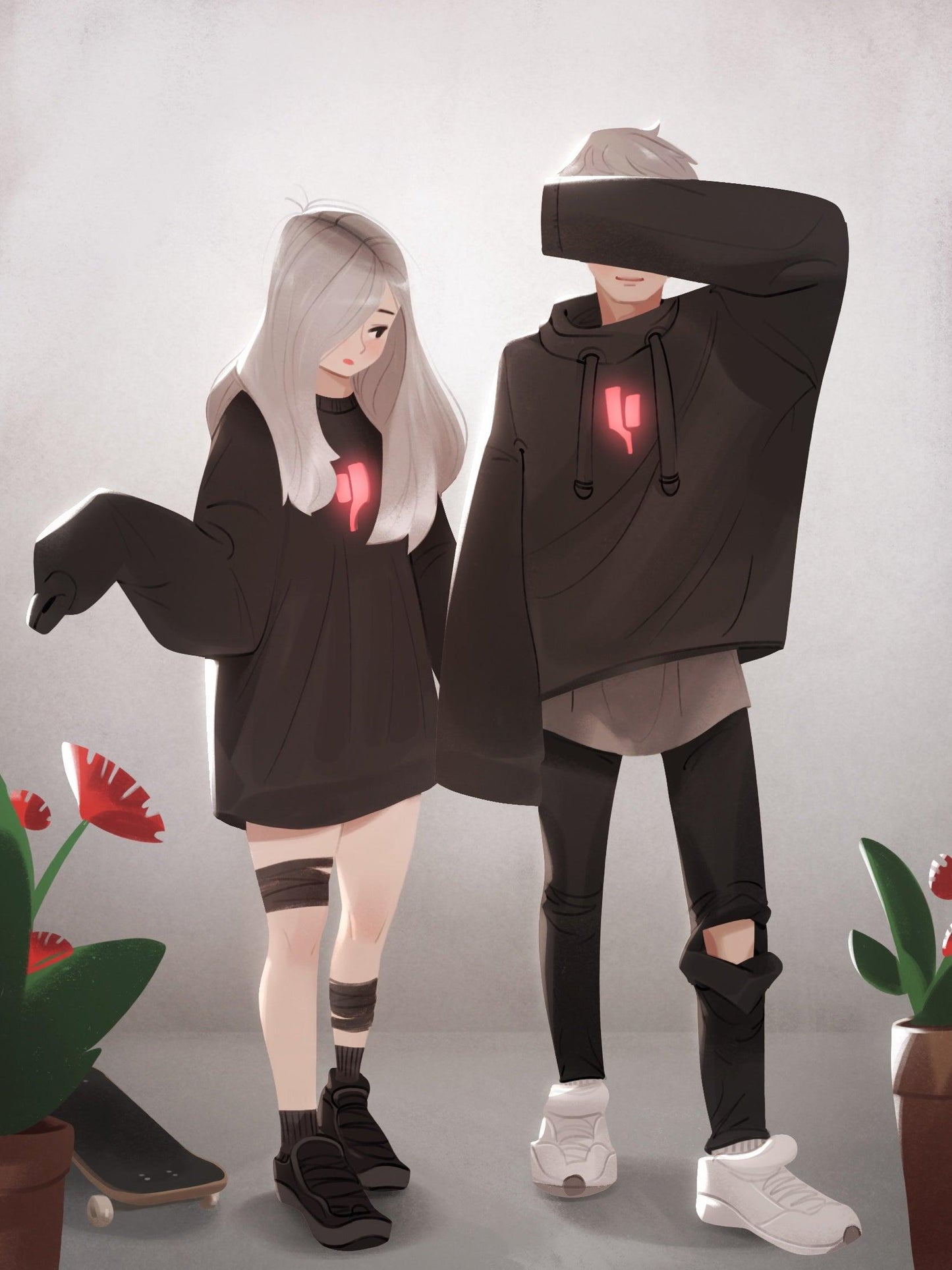 Jingsketch Original Files: Love, 8 Illustrations - Jingsketch