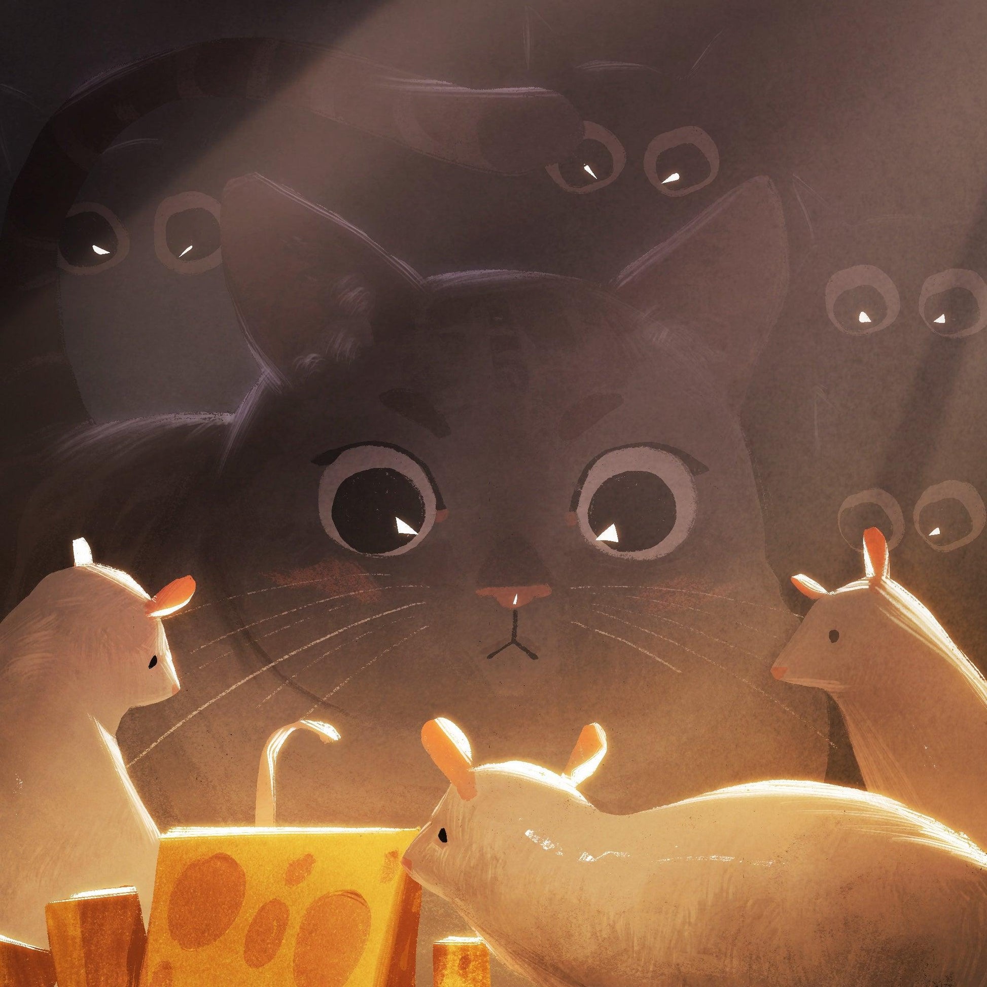 Jingsketch Original Files: Cats & Rats, 7 Illustrations - Jingsketch