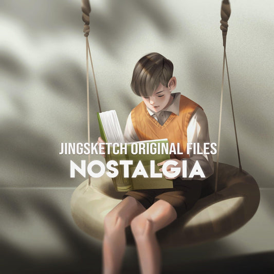Jingsketch Original Files: Nostalgia, 8 Illustrations - Jingsketch