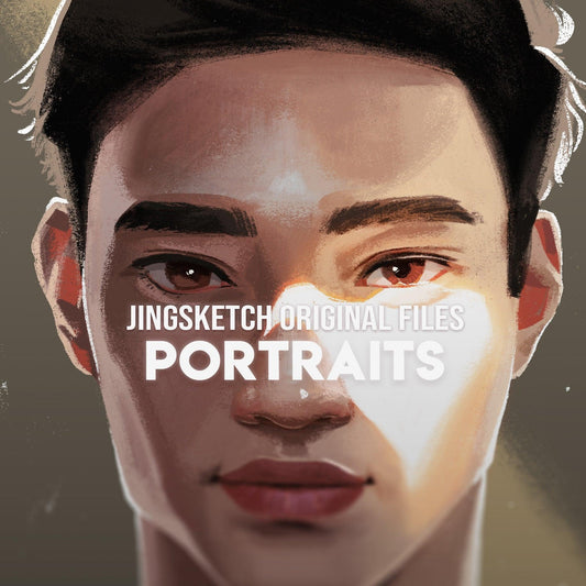 Jingsketch Original Files: Portraits, 7 Illustrations - Jingsketch